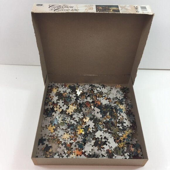 The Puzzle Collection No 97385 Autumn Evening 750 Pieces Farm Harvest Family Fun - Picture 2 of 7